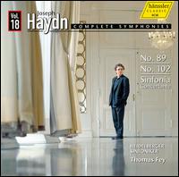 Haydn: Complete Symphonies, Vol. 18 - Andrius Puskunigis (oboe); Michael Kaulartz (bassoon); Pirkko Langer (cello); Woitek Garbowski (violin);...