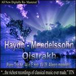 Haydn, Mendelssohn: Piano Trio, No. 44 in E Hob XV:28 - David Oistrakh (violin); Lev Oborin (piano); Svyatoslav Knushevitsky (cello)