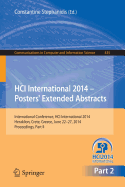 HCI International 2014 - Posters' Extended Abstracts: International Conference, HCI International 2014, Heraklion, Crete, June 22-27, 2014. Proceedings, Part I