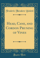 Head, Cane, and Cordon Pruning of Vines (Classic Reprint)