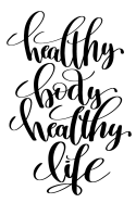 Healthy Body Healthy Life: 6x9 College Ruled Line Paper 150 Pages