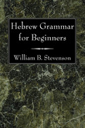 Hebrew Grammar for Beginners