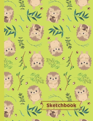 Hedgehogs Sketchbook: Hedgehog Gifts: Blank Paper Sketch Book: Large Notebook for Doodling, Drawing or Sketching 8.5" x 11" - Publishings, Creabooks, and It, Just Doodle