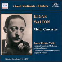 Heifetz Plays Walton - Jascha Heifetz (violin)