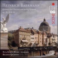 Heinrich Baermann: Quintets for Clarinet and String Quartet, Opp. 19, 22 & 23 - Belenus Quartett; Rita Karin Meier (clarinet)