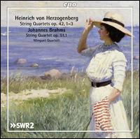 Heinrich von Herzogenberg: String Quartets Op. 43, 1-3; Johannes Brahms: String Quartet Op. 51 - Minguet Quartett