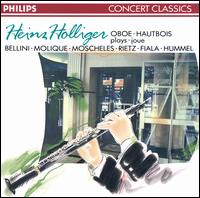 Heinz Holliger, Oboe Plays Bellini, Molique, Moscheles, Rietz, Fiala, Hummel - Aurle Nicolet (flute); Heinz Holliger (cor anglais); Heinz Holliger (oboe)