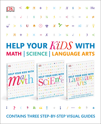 Help Your Kids with Math, Science, and Language Arts Box Set: Contains Three Step-By-Step Visual Guides - DK