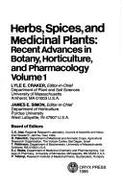 Herbs, Spices, and Medicinal Plants: Recent Advances in Botany, Horticulture, and Pharmacology