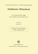 Hethitisches Worterbuch: Band II: E