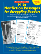 Hi-Lo Nonfiction Passages for Struggling Readers: Grades 4-5: 80 High-Interest/Low-Readability Passages with Comprehension Questions and Mini-Lessons for Teaching Key Reading Strategies - Chang, Maria (Editor), and Teaching Resources, Scholastic, and Scholastic