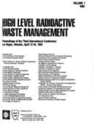 High Level Radioactive Waste Management - American Nuclear Society
