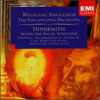 Hindemith: Symphonic Metamorphosis; Nobilissima Visone; Mathis der Maler - Philadelphia Orchestra; Wolfgang Sawallisch (conductor)