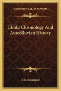 Hindu Chronology and Antediluvian History