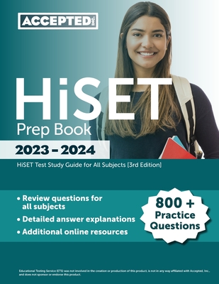 HiSET Prep Book 2023-2024: 800+ Practice Questions, HiSET Test Study Guide for All Subjects - Cox, Jonathan