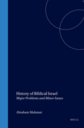 History of Biblical Israel: Major Problems and Minor Issues