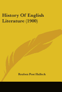 History Of English Literature (1900)