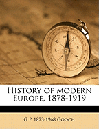 History of Modern Europe, 1878-1919