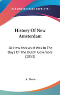 History Of New Amsterdam: Or New York As It Was In The Days Of The Dutch Governors (1853)