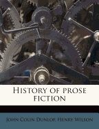 History of Prose Fiction