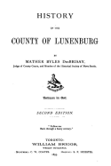 History of the County of Lunenburg