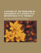 History of the Problems of Philosophy