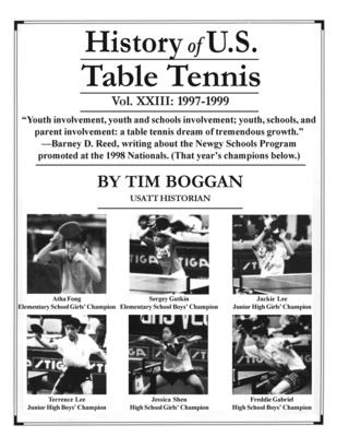 History of U.S. Table Tennis, Volume 23 - Boggan, Tim