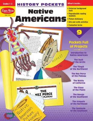 History Pockets: Native Americans, Grade 1 - 3 Teacher Resource - Evan-Moor Educational Publishers