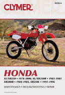 Honda XL/XR250 (1978-2000) & XL/XR350R (1983-1985) Motorcycle Service Repair Manual