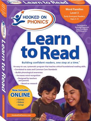 Hooked on Phonics Learn to Read - Level 3: Word Families (Early Emergent Readers - Kindergarten - Ages 4-6) - Hooked on Phonics (Producer)