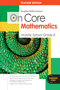 Houghton Mifflin Harcourt on Core Mathematics: Teacher's Guide Grade 8 2012