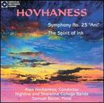 Hovhaness: Symphony No. 23 "Ani"; The Spirit of Ink - Highline College Band; Samuel Baron (flute); Shoreline College Band; Alan Hovhaness (conductor)