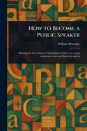 How to Become a Public Speaker
