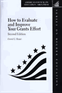 How to Evaluate and Improve Your Grants Effort
