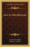 How to Talk Effectively