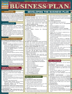 How to Write a Business Plan: Reference Guide - BarCharts, Inc.