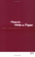 How to Write a Paper