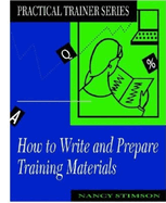 How to Write and Prepare Training Materials