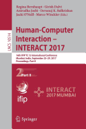 Human-Computer Interaction - Interact 2017: 16th Ifip Tc 13 International Conference, Mumbai, India, September 25-29, 2017, Proceedings, Part II