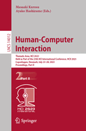 Human-Computer Interaction: Thematic Area, HCI 2023, Held as Part of the 25th HCI International Conference, HCII 2023, Copenhagen, Denmark, July 23-28, 2023, Proceedings, Part II