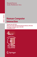 Human-Computer Interaction: Thematic Area, HCI 2023, Held as Part of the 25th HCI International Conference, HCII 2023, Copenhagen, Denmark, July 23-28, 2023, Proceedings, Part IV