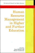 Human Resource Management in Higher and Further Education