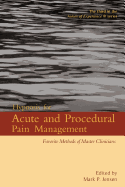 Hypnosis for Acute and Procedural Pain Management: Favorite Methods of Master Clinicians