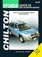Hyundai Santa Fe 2001-06 Repair Manual