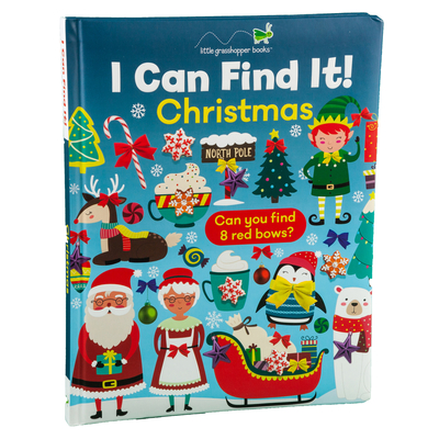 I Can Find It! Christmas (Large Padded Board Book) - Little Grasshopper Books, and Publications International Ltd