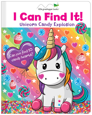I Can Find It! Unicorn Candy Explosion (Large Padded Board Book) - Little Grasshopper Books, and Publications International Ltd