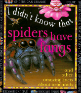 I Didn't Know: Spiders H Fangs - Llewellyn, Claire, and Claire Llewellyn