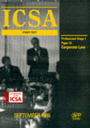 ICSA Study Text: Professional Stage 1