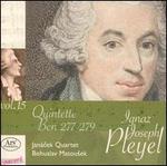 Ignaz Joseph Pleyel, Vol. 15: Quintette Ben 277-279 - Bohuslav Matousek (viola); Jancek Quartet