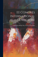 III Congrs International D'escrime